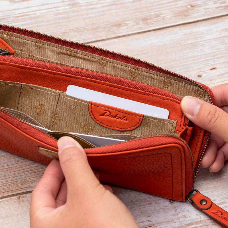 ダコタDakota長財布財布レディースアーブルL字ファスナーレディース財布レディース長財布本革革レザー大容量ブランドファスナーL字薄い薄マチスリム大人人気評判30代40代50代31364