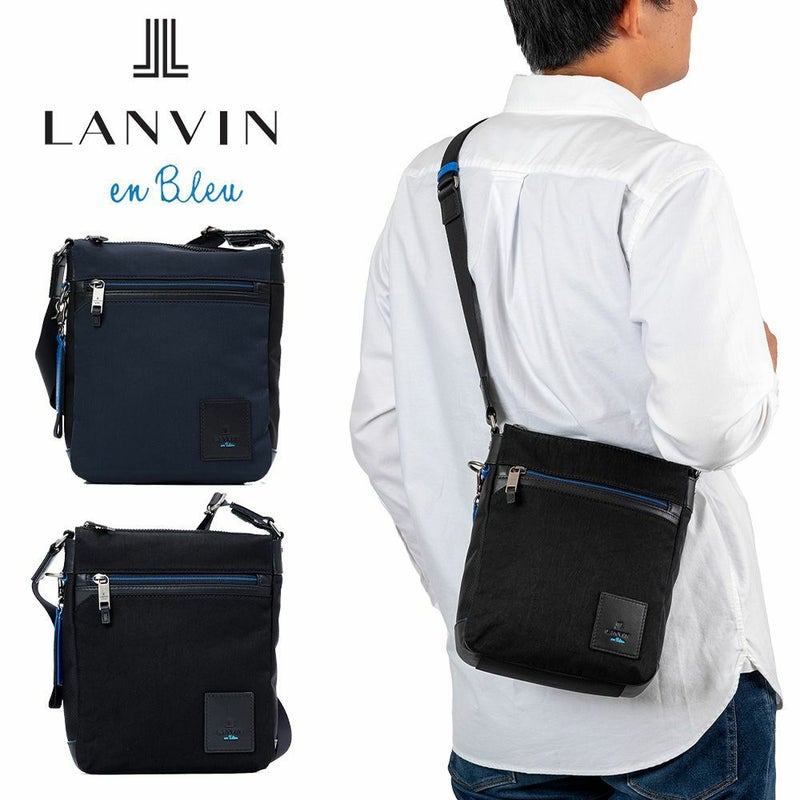 ランバンオンブルーショルダーバッグB5LANVINenBleuリール大容量大きめメンズレディースブランド大人おしゃれ人気スマートショルダーバック斜めかけバッグ斜め掛けバッグ530111