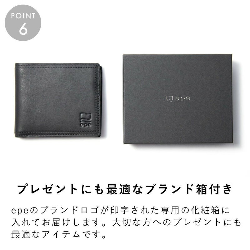 【公式】epe財布二つ折りメンズ二つ折り財布ブランド小銭入れ本革革レザー薄いコンパクトメンズ財布2つ折り30代40代50代プレゼントギフトおすすめ人気ショートウォレットepe005