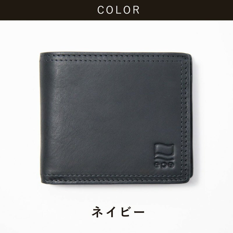 【公式】epe財布二つ折りメンズ二つ折り財布ブランド小銭入れ本革革レザー薄いコンパクトメンズ財布2つ折り30代40代50代プレゼントギフトおすすめ人気ショートウォレットepe005