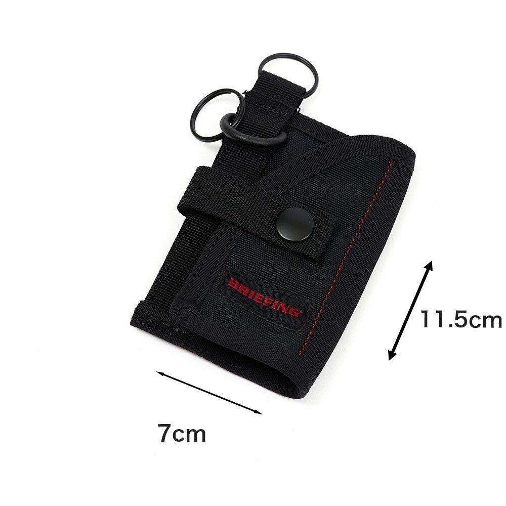 ブリーフィングBRIEFINGキーケースメンズレディースKEYCASEMWGENII鍵鍵入れキーホルダー小銭入れ付きファスナー付きミニコンパクトブランド薄いナイロンミリタリーBRA233A37
