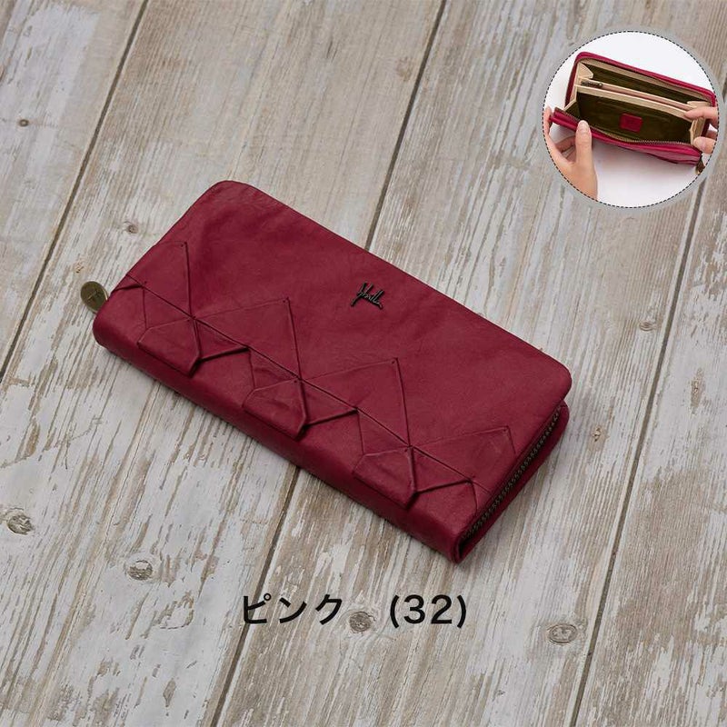 シビラ財布sybilla長財布ラウンドファスナーファスナーオリガミレディース女性大容量財布ブランドコンパクト本革5470472