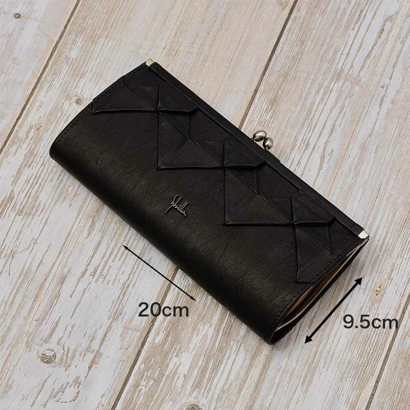 シビラ財布sybilla長財布がま口オリガミレディース女性大容量財布ブランド本革5470473