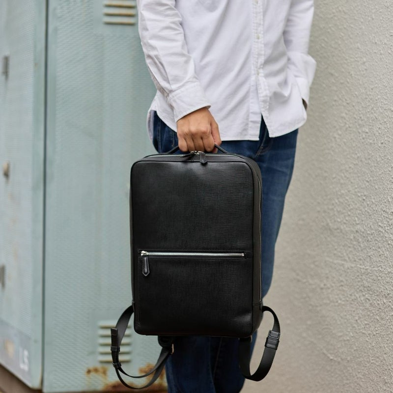 JOYAジョヤリュックA4本革ビジネスリュックメンズレディースレザー革牛革薄型スリムリュックサックバックパックビジネスバッグ本革バックレザーバック通勤大人薄い薄マチコンパクトJ103