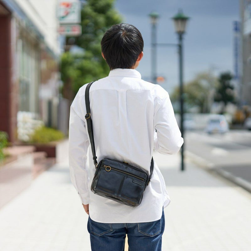 DOUBLESダブルスショルダーバッグバッグメンズレディース本革革レザー斜めがけ斜め掛けブランドおしゃれショルダーショルダーバック小さめコンパクト30代40代50代BCG-7406