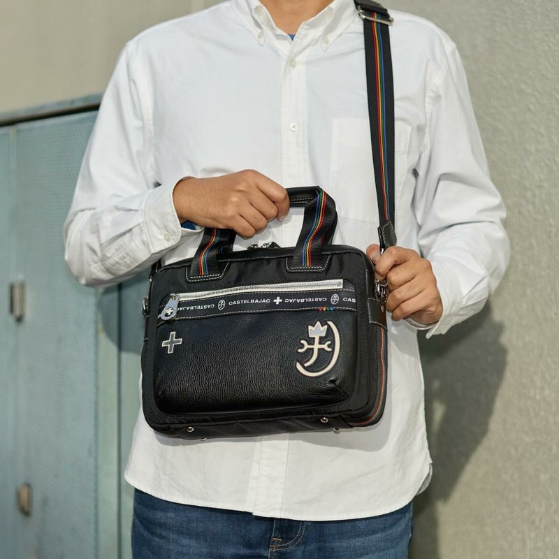カステルバジャックショルダーバッグ2WAYバッグCASTELBAJACコネクトメンズレディースショルダーバックショルダー斜めがけバック斜め掛けバッグミニブリーフケースブランド大人男性人気83511