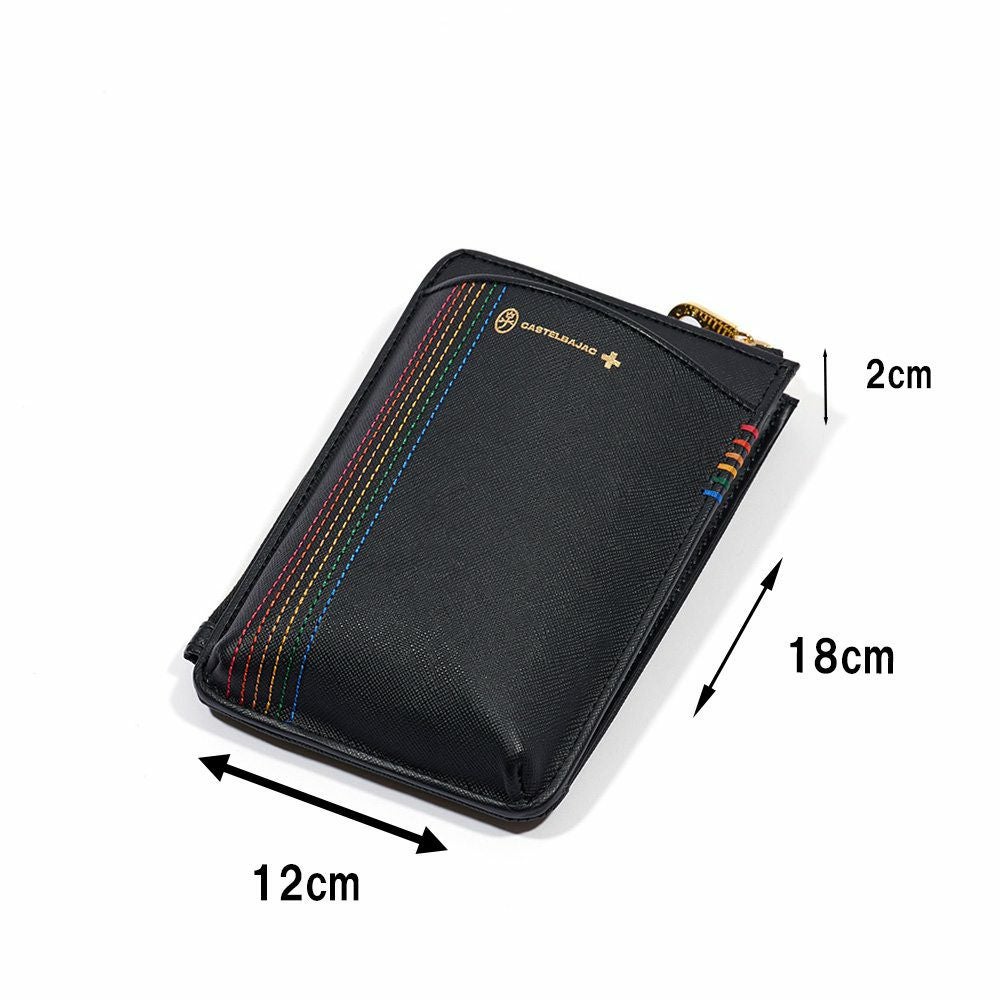 カステルバジャックスマホショルダーSサイズスマホポーチバッグショルダーバッグシェストCASTELBAJAC本革メンズレディース財布ショルダースマホショルダーバッグブランド小さめ27101