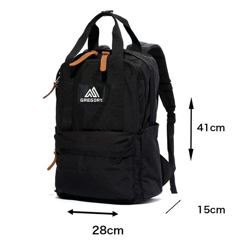 【正規取扱店】グレゴリーリュックGREGORY18Lイージーピージーデイメンズレディース男子女子大人通学通勤クラシックデイパックバッグ小さめコンパクトおすすめ人気使いやすいブラック