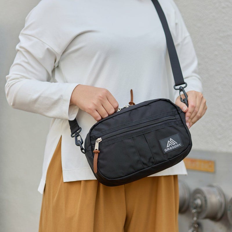 【正規取扱店】グレゴリーショルダーバッグGREGORY4Lポッシブルポケットメンズレディースショルダーバックショルダーブランド斜めがけ斜め掛け大人おすすめおしゃれ人気ブラック