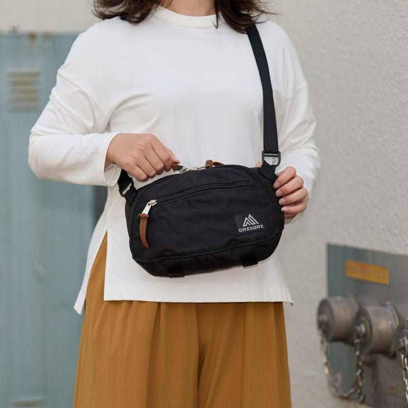 【正規取扱店】グレゴリーショルダーバッグGREGORY3LトランスファーショルダーMV2メンズレディースショルダーバックショルダーブランド斜めがけ斜め掛け大人おすすめおしゃれ人気ブラック
