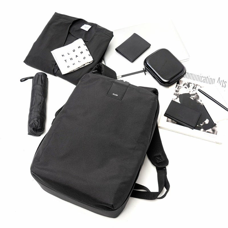 KLONリュッククローンメンズレディースLIGHTBASICRUCKSACK16Lバックパックリュックサック通学通勤撥水おしゃれブラック黒モノトーン