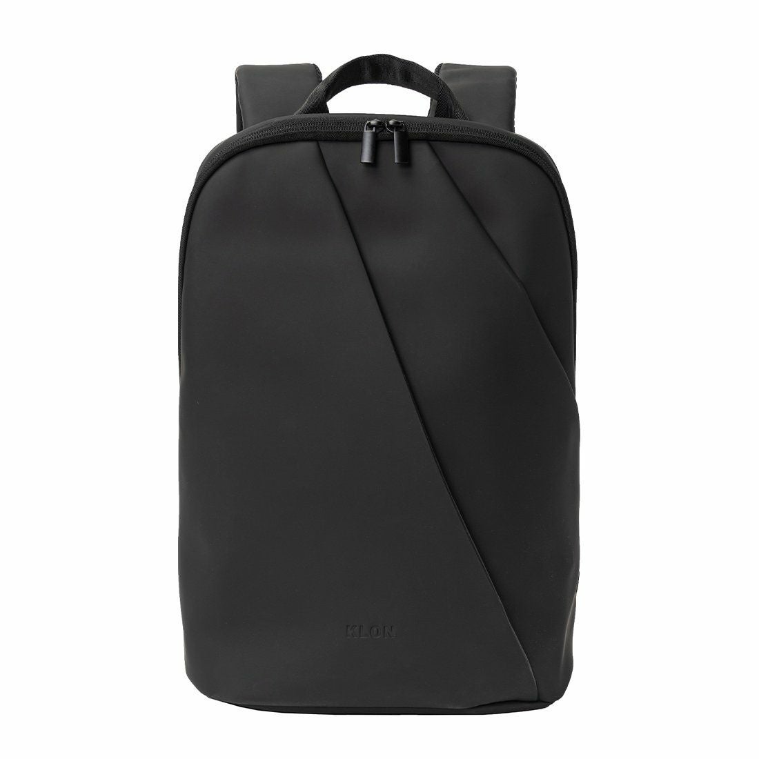 KLONリュッククローンメンズレディースMATTECOATEDRUCKSACKWAV14Lバックパックリュックサック通学通勤撥水おしゃれブラック黒モノトーン