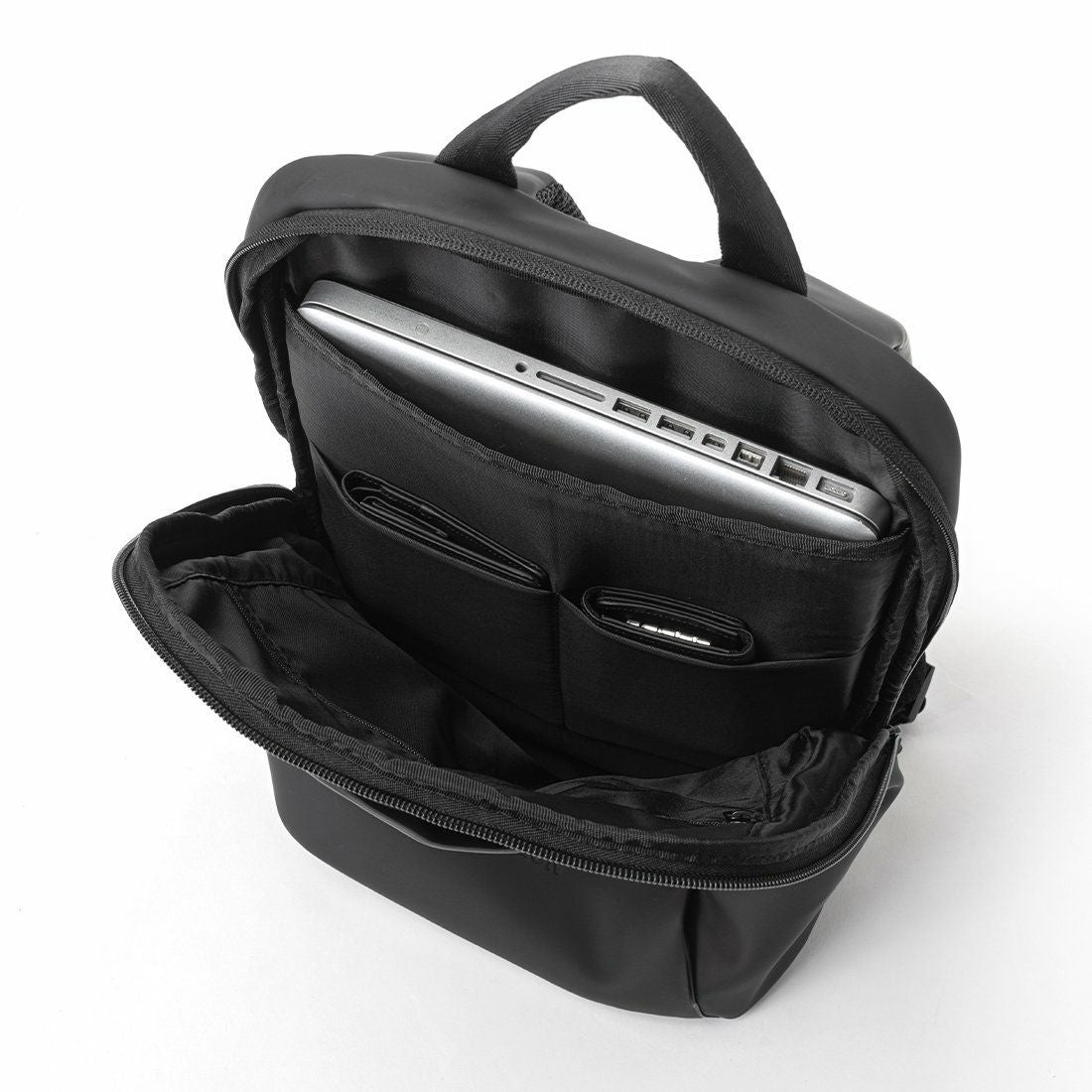 KLONリュッククローンメンズレディースMATTECOATEDRUCKSACKWAV14Lバックパックリュックサック通学通勤撥水おしゃれブラック黒モノトーン
