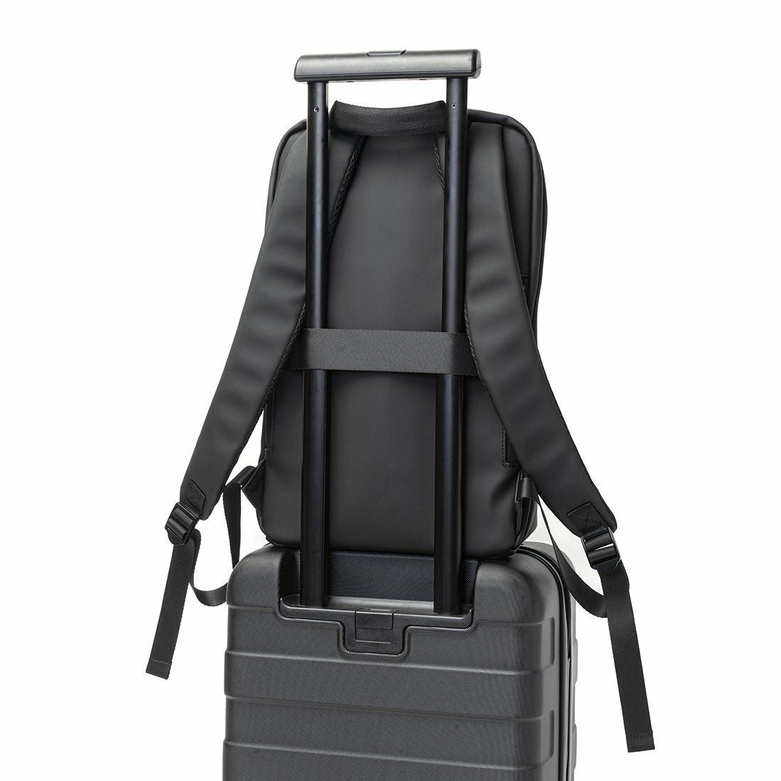 KLONリュッククローンメンズレディースMATTECOATEDRUCKSACKWAV14Lバックパックリュックサック通学通勤撥水おしゃれブラック黒モノトーン