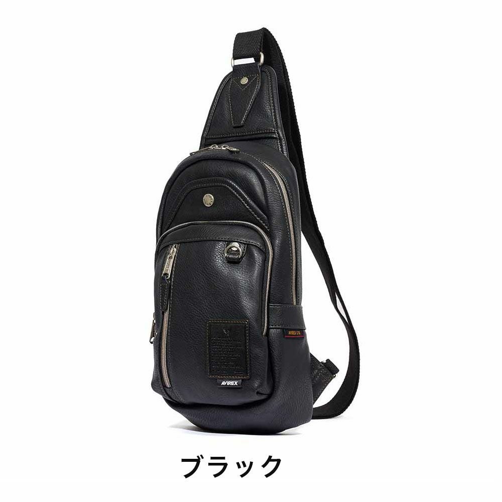 アビレックスボディバッグAVIREX大きめ大容量バッグ合皮ショルダーバッグアヴィレックスメンズレディースボディバックブランド人気かっこいい30代40代50代60代AX5001