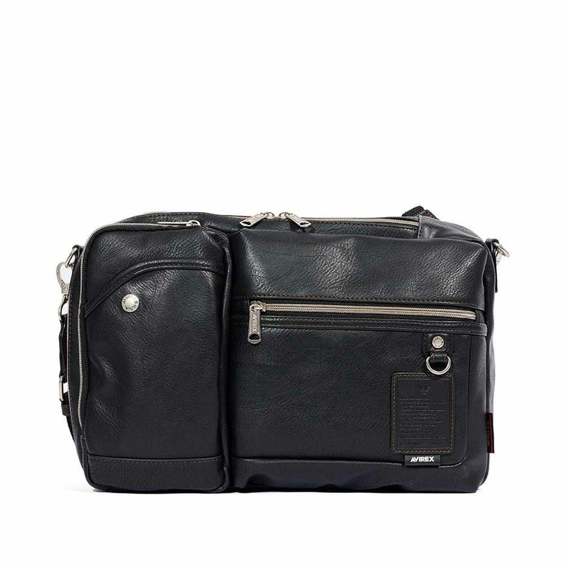 アビレックスショルダーバッグボディバッグ2WAYAVIREXバッグ合皮大きめ大容量アヴィレックスメンズショルダーバックブランド人気かっこいい30代40代50代60代AX5004