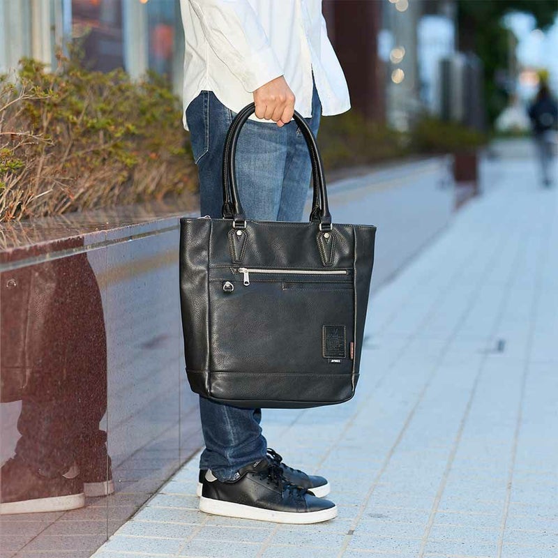 AVIREXアビレックストートバッグメンズ合皮肩掛けカバントートバッグトート大容量大きめアヴィレックスAX5005