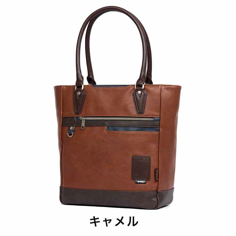 AVIREXアビレックストートバッグメンズ合皮肩掛けカバントートバッグトート大容量大きめアヴィレックスAX5005