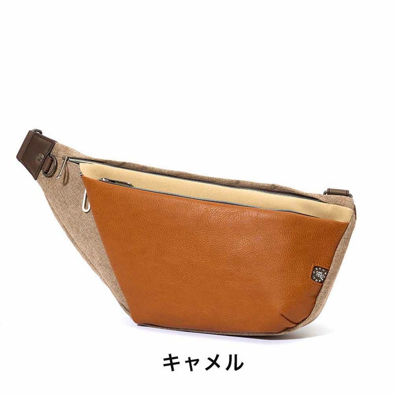 MOUSTACHEボディバッグウエストバッグムスタッシュメンズレディースショルダーバッグワンショルダーバッグボディバック大容量かっこいい40代50代60代JFH0370