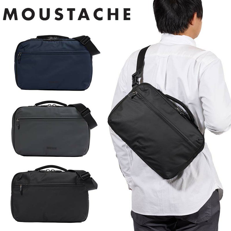 MOUSTACHEショルダーバッグメッセンジャーバッグボディバッグムスタッシュ大容量メンズレディース斜めがけ斜め掛けおしゃれかっこいいカジュアル人気通学軽量ブランド大人30代40代50代MJT4587
