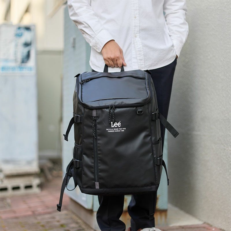 【2024新作】Leeリーリュック通学大容量32LB4男子女子メンズリュックサックバックパックスポーツリュック通学リュックボックスリュックブランドおしゃれ中学生高校生撥水320-4920