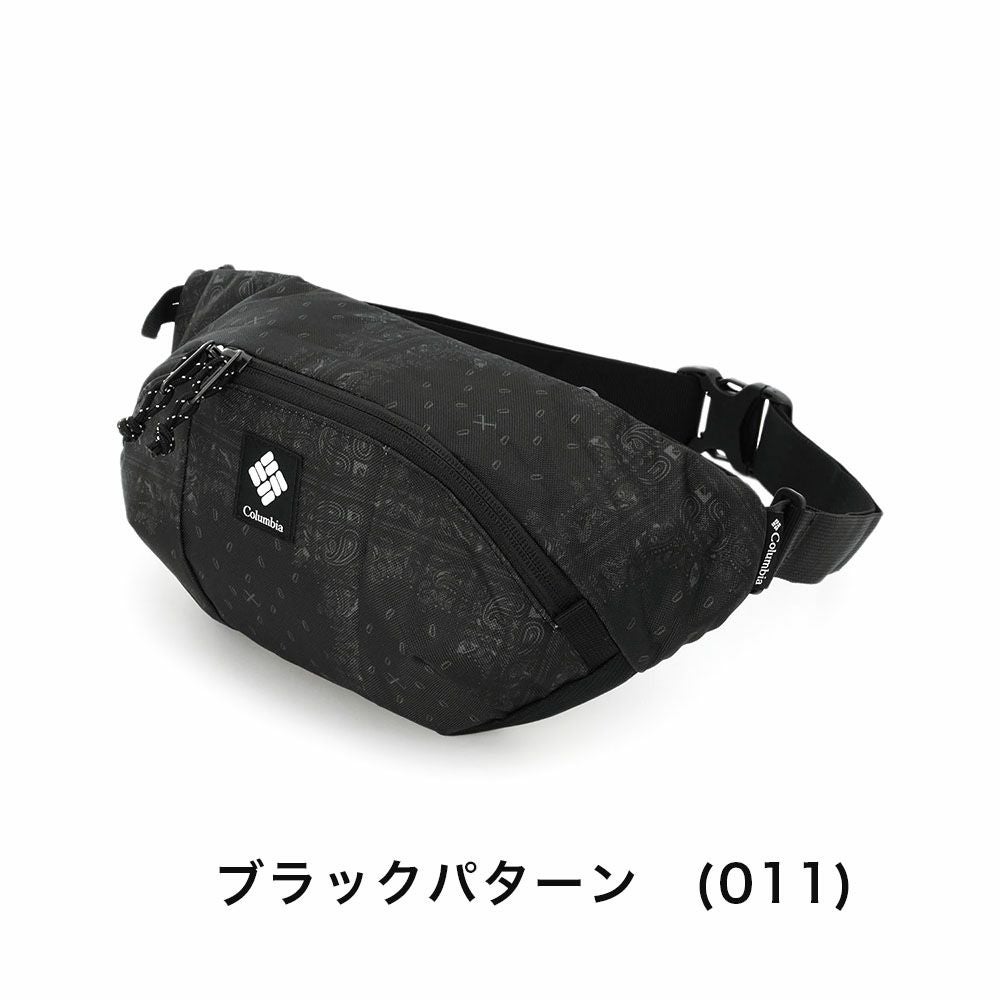 コロンビアボディバッグヒップバッグColumbiaショルダーバッグウエストバッグメンズレディースワンショルダーバッグボディバック斜めがけ斜め掛けブランドパナシーアヒップバッグPU8666