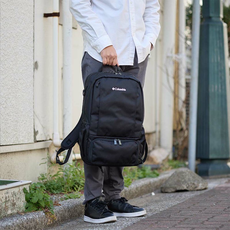コロンビアリュックColumbia20LLBフローレスバックパック通勤通学メンズレディース小さめコンパクトリュックサック大学生弁当箱弁当が入るリュックビジネスPU8681