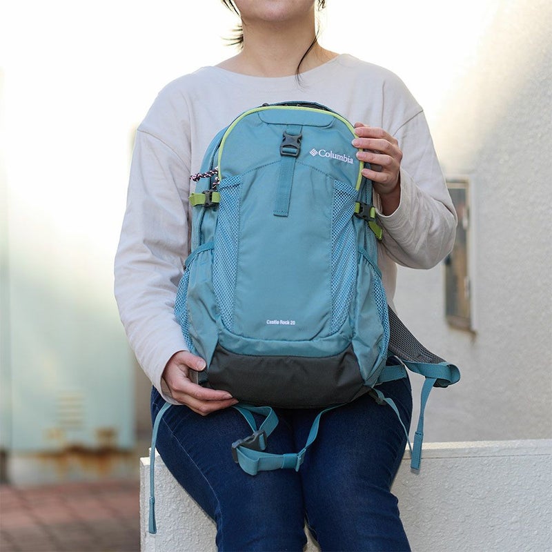 コロンビアリュックColumbia20LキャッスルロックバックパックII小さめコンパクト通学通勤大学生大人おしゃれ人気登山キャンプハイキング日帰りPU8663