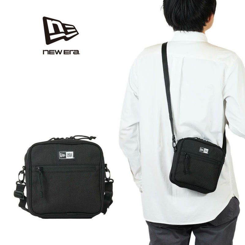 ニューエラショルダーバッグNEWERAメンズレディーススクエアショルダーポーチ1.5Lボックスロゴブラックショルダーバック人気ブランド軽量おしゃれNEWERA