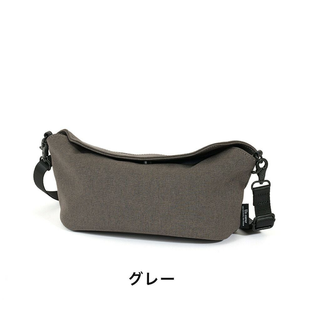 UncoeurショルダーバッグアンクールTOROIITORO2メンズレディース横型小さめおしゃれシンプル斜めがけ大人ブランドおすすめ人気ブラック無地撥水TORO2K904001
