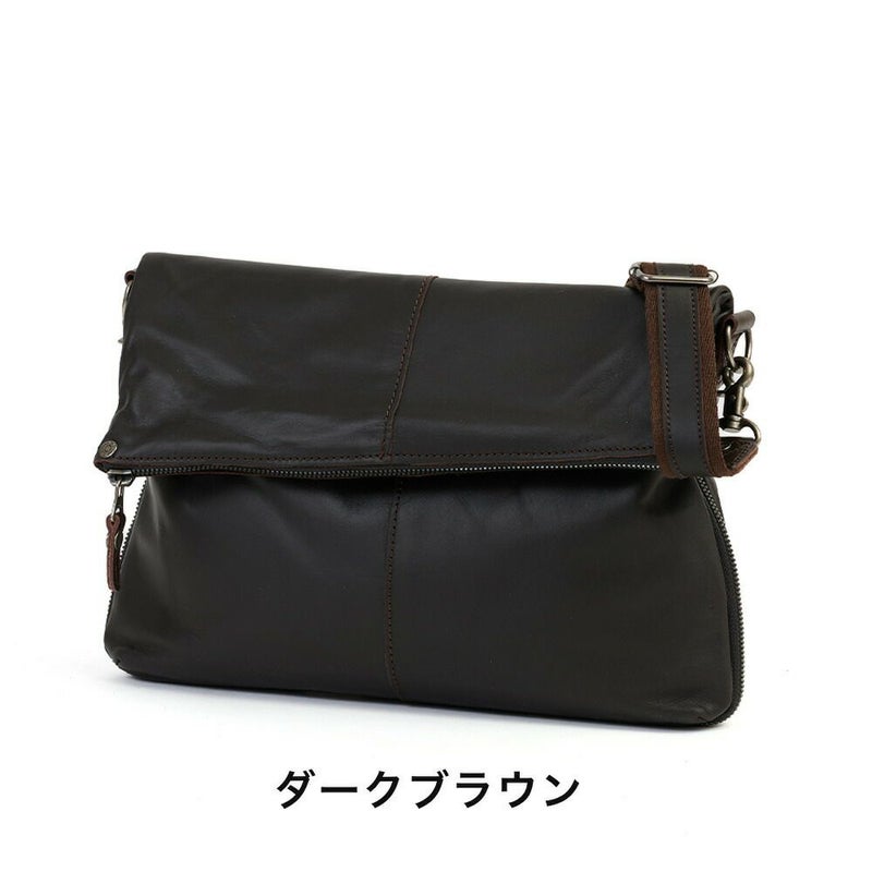 DOUBLESダブルスショルダーバッグバッグメンズレディース本革革レザー斜めがけ斜め掛け2WAYクラッチバッグ大容量30代40代50代VLR-1656