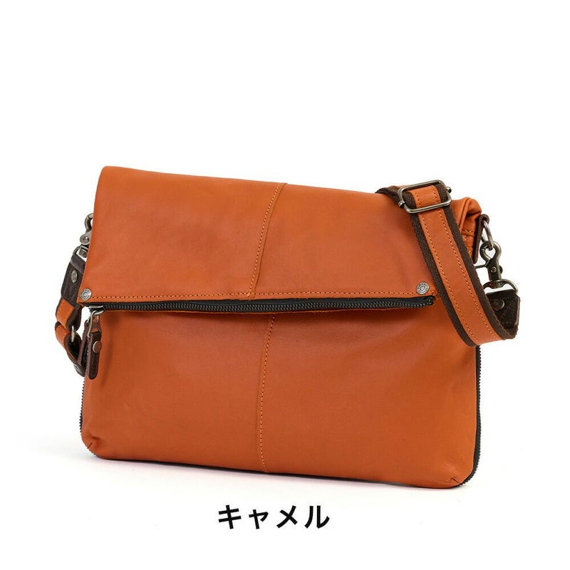 DOUBLESダブルスショルダーバッグバッグメンズレディース本革革レザー斜めがけ斜め掛け2WAYクラッチバッグ大容量30代40代50代VLR-1656