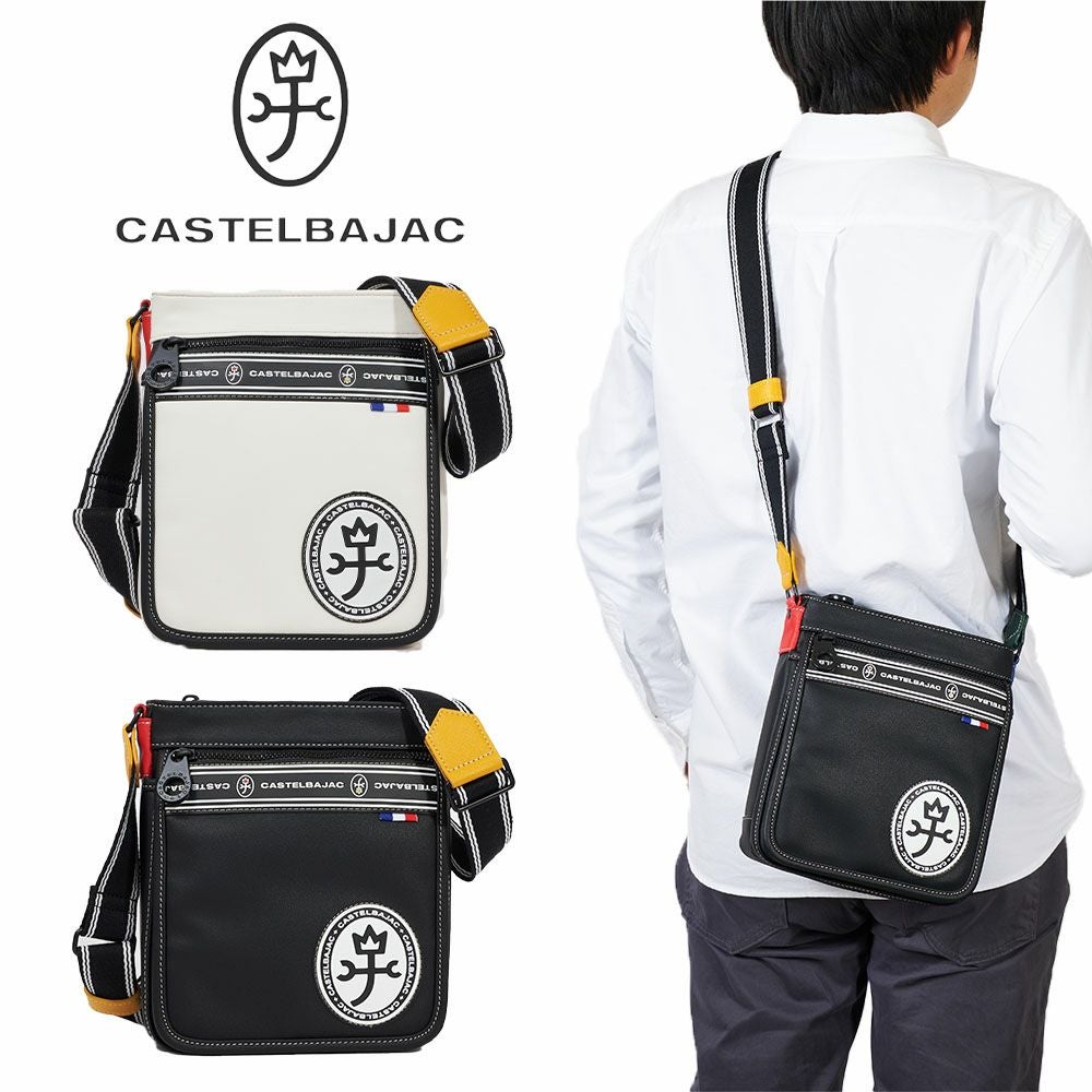カステルバジャックショルダーバッグバッグCASTELBAJACルックスメンズレディースミニショルダーバックショルダー斜めがけブランド大人小さめスクエア軽い男性人気40代50代49101