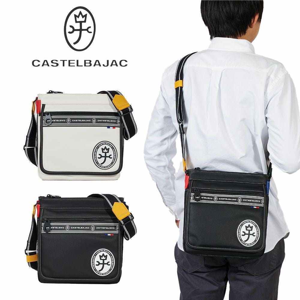 カステルバジャックショルダーバッグバッグCASTELBAJACルックスメンズレディースB5大容量大きめショルダーバックショルダー斜めがけブランド大人スクエア軽い男性人気49103