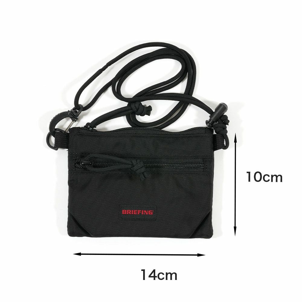 ブリーフィングミニ財布BRIEFINGWZIPPURSEネックポーチ小銭入れネックウォレットメンズレディースブランドフェスBRA241A26