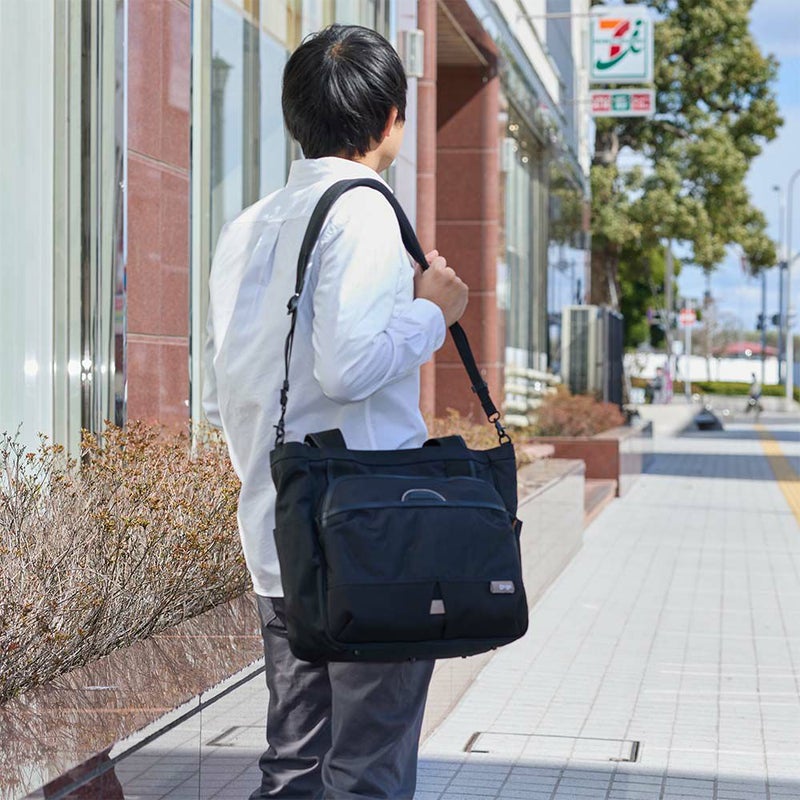 【LEDライトプレゼント】DSBKトートバッグ肩掛けカバンKOH-3383メンズA4トートバッグビジネスカジュアルブランドかっこいい撥水斜めがけ人気おしゃれディーエスビーケーKOH3383
