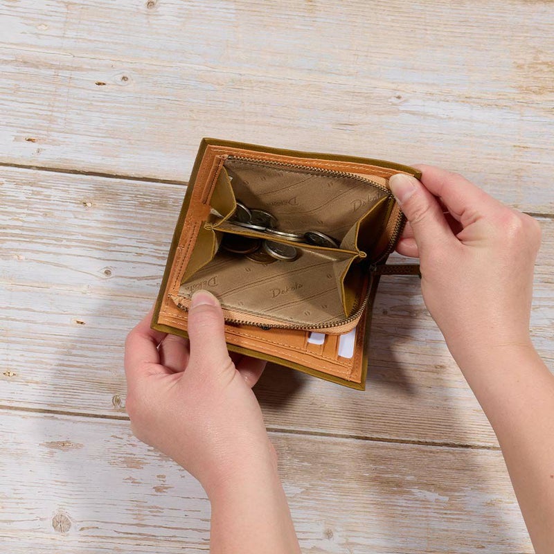 ダコタDakota財布二つ折りレディースピアッタ二つ折り財布小銭入れ外側ファスナーサイフ本革革レザー2つ折り2つ折り財布ブランドおしゃれ人気かわいいコンパクト30代40代50代31531