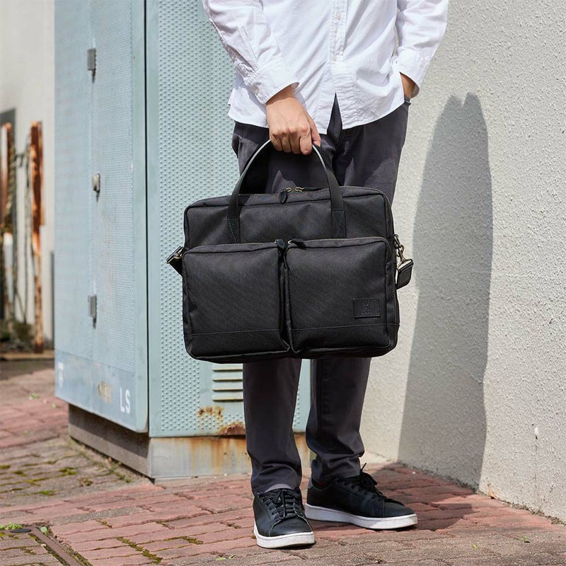 HakutaiビジネスバッグブリーフケースブリーフバッグブランドA4大容量大きめメンズビジネスビジネスバックカバンナイロン丈夫鎧布100-GF-02