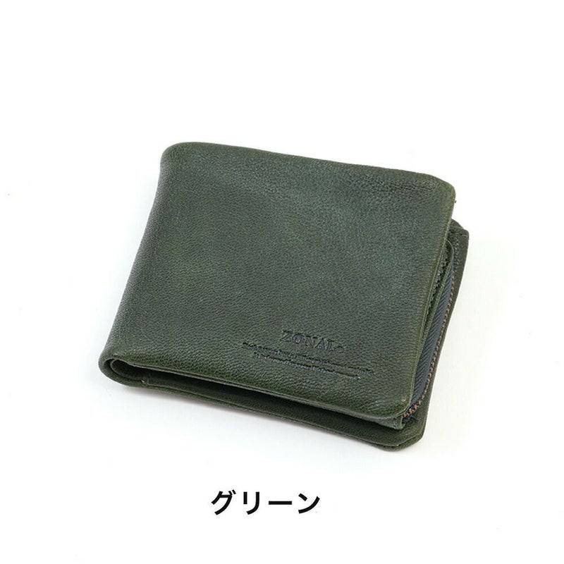 ZONALe財布二つ折りゾナール二つ折り財布本革革レザーメンズレディースカプリ折りたたみ2つ折りミドルウォレットカードがたくさん入るブランドおしゃれ人気大容量ギフトプレゼント31322