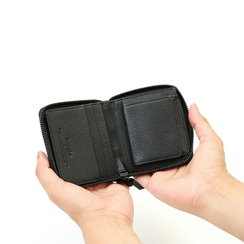 ZONALe財布ゾナール二つ折りラウンドファスナーメンズレディース二つ折り財布ストラト本革革牛革レザー2つ折り2つ折り財布ファスナーミドルウォレット人気ブランドコンパクト日本製31352