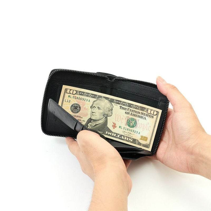 ZONALe財布ゾナール二つ折りラウンドファスナーメンズレディース二つ折り財布ストラト本革革牛革レザー2つ折り2つ折り財布ファスナーミドルウォレット人気ブランドコンパクト日本製31352