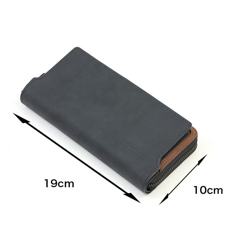 ZONALe長財布ゾナールラウンドファスナー財布本革革レザーメンズレディースストラトファスナー付きロングウォレットメンズ財布小銭入れ付きブランド人気大容量彼氏おしゃれ日本製31355