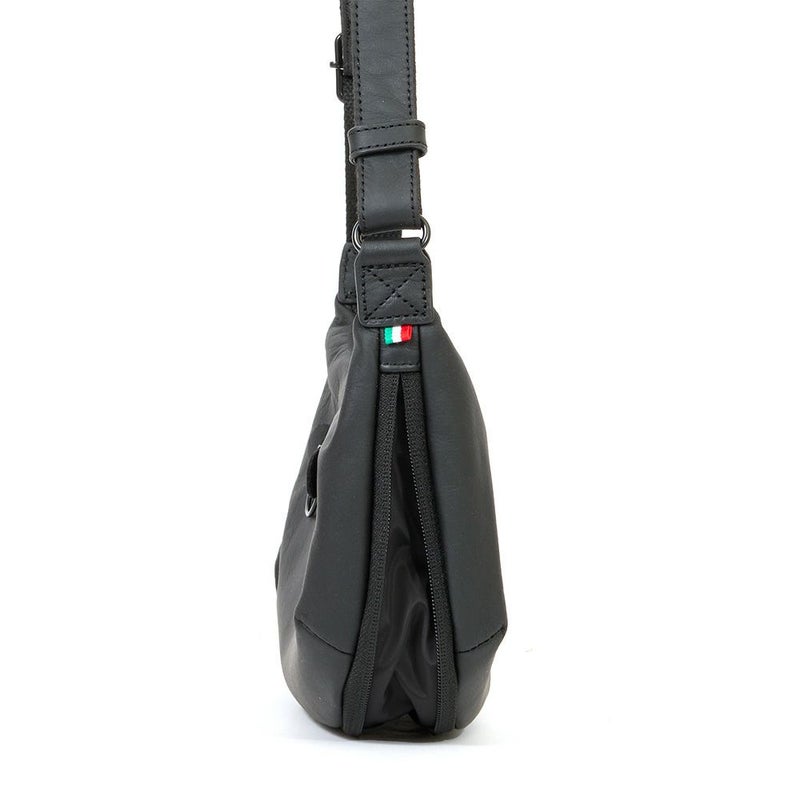 DOUBLESダブルスショルダーバッグバッグメンズレディース三日月型小さめ本革革レザー斜めがけ斜め掛け30代40代50代JPJ-1300