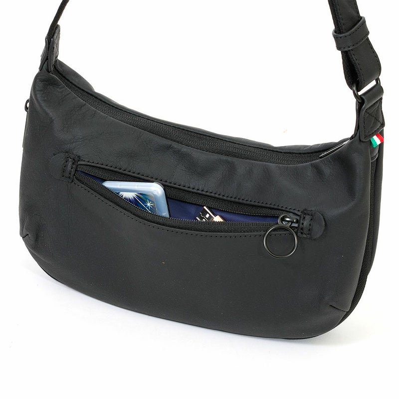 DOUBLESダブルスショルダーバッグバッグメンズレディース三日月型小さめ本革革レザー斜めがけ斜め掛け30代40代50代JPJ-1300