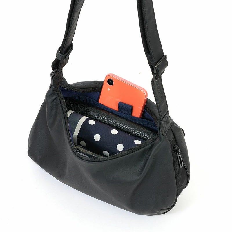 DOUBLESダブルスショルダーバッグバッグメンズレディース三日月型小さめ本革革レザー斜めがけ斜め掛け30代40代50代JPJ-1300