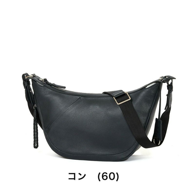 P.I.Dショルダーバッグ本革メンズピーアイディー撥水三日月型舟形通勤ショルダーショルダーバッグビジネスレザー革ブランドカジュアルPIDピー・アイ・ディーPAZ108