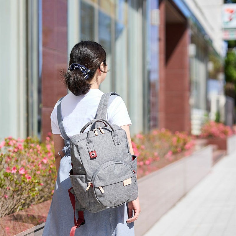 HeartMadeFactoryリュックレディース女性リュックサックブランドかわいいおしゃれ軽量人気通勤ファスナー付きハートメイドファクトリーマザーズバッグマザーズリュック30代40代50代FY0744