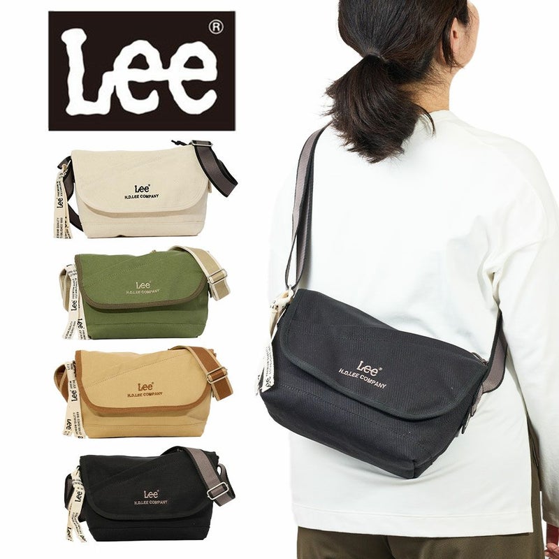 Leeリーショルダーバッグバッグレディースブランドショルダーバックフラップ斜め掛け斜めがけ帆布人気シンプル大人おしゃれ30代40代50代60代320-1302