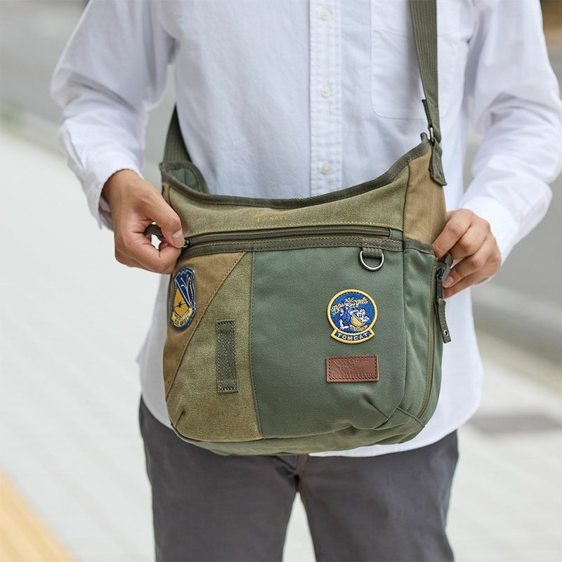 AVIREXアビレックスショルダーバッグトップガン2TOPGUNIIメンズレディースアヴィレックスショルダーバックショルダー斜めがけ斜め掛け大容量大きめAX1170K