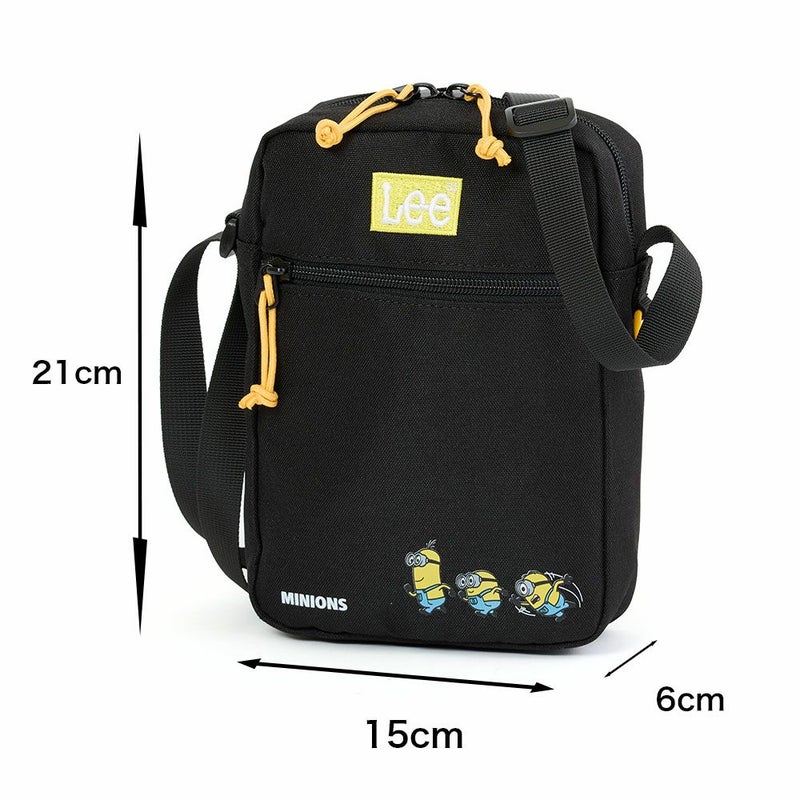 Leeリーショルダーバッグミニオンminionコラボバッグブランドショルダーバック斜め掛け斜めがけ人気ブランドかっこいいシンプル大人おしゃれキャラクターミニオンズminions320-30030